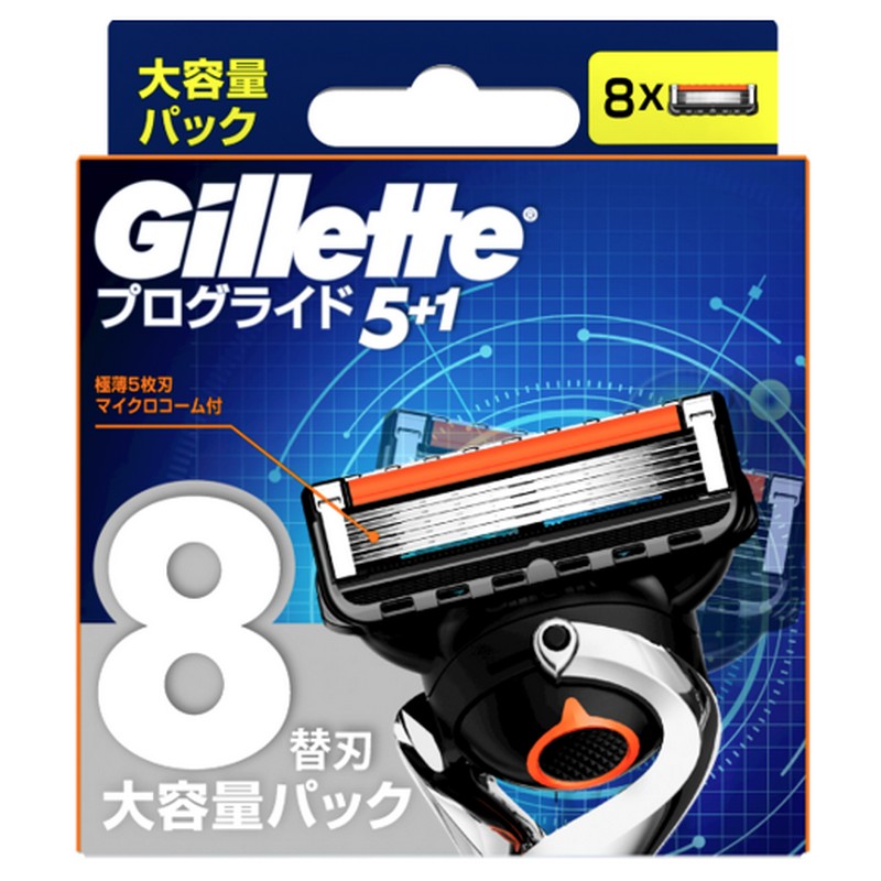 吉列ProGlide 無感系列剃鬚刀頭8刀頭