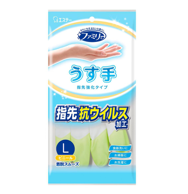 雞仔牌指尖強化抗菌手套 – L碼 (綠色)