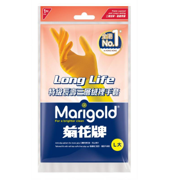 萬壽菊花牌手套 L碼