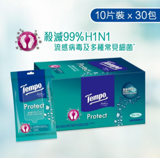 Tempo 抗菌倍護濕紙巾 10片裝