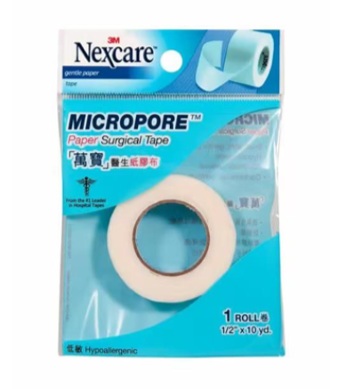 Nexcare™ 醫生紙膠布 半吋闊