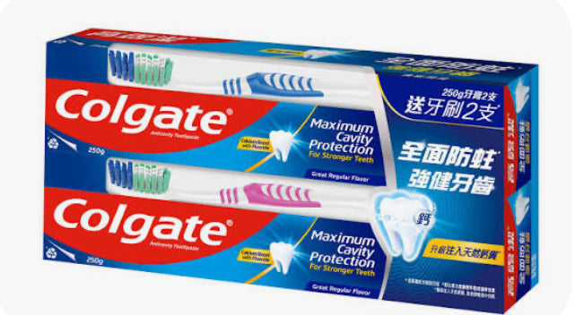 Colgate 清新牙膏牙刷套裝 （藍色）