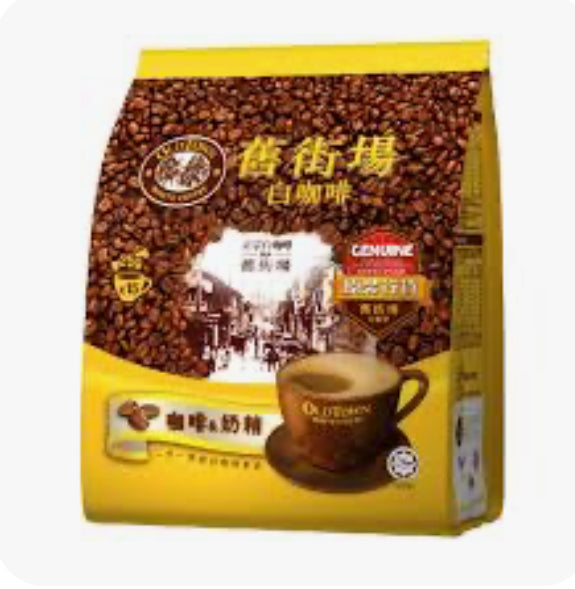 舊街場白咖啡 (咖啡+奶精) 15包
