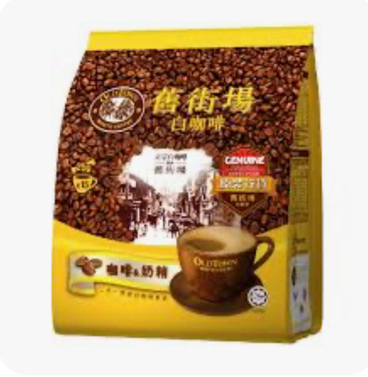 舊街場白咖啡 (咖啡+奶精) 15包