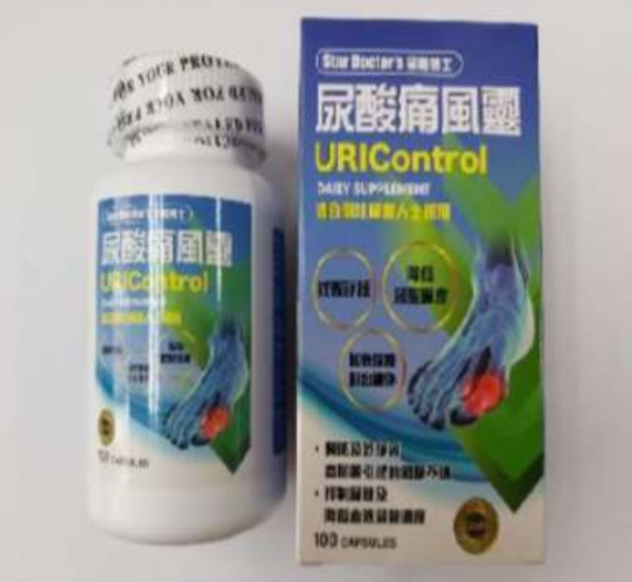 星際博士 尿酸痛風靈 100粒