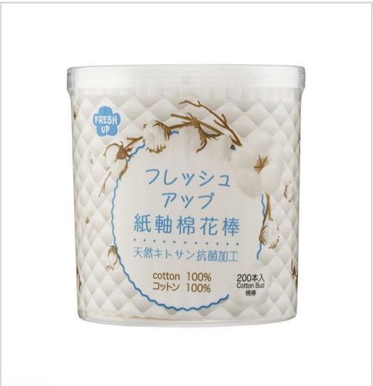 Fresh Up 紙軸棉花棒 200本入