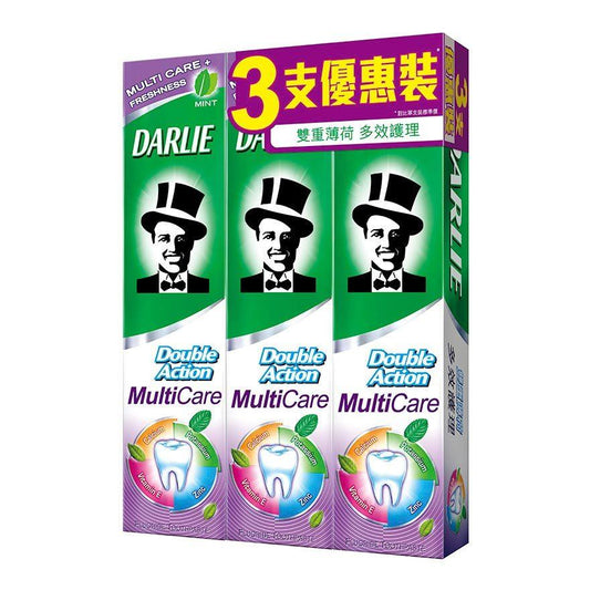 黑人牙膏三支裝
