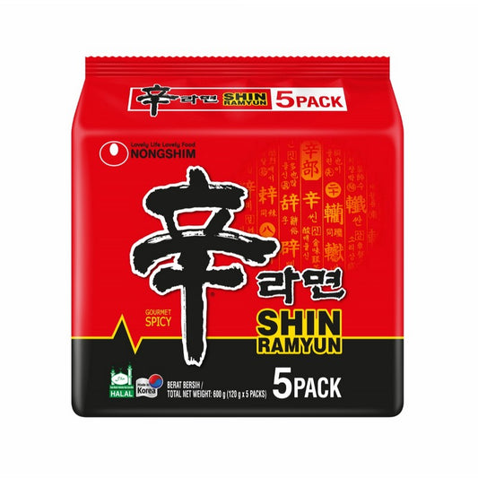 農心韓國版辛辣麵 (5x120GM)
