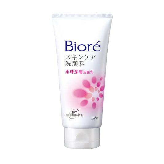 Biore 碧柔 柔珠深層(粉) 洗面乳 100g