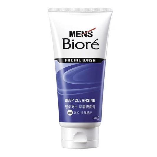 Biore 碧柔 男士 深層柔珠(深藍) 洗面乳 100g
