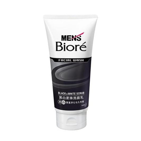 Biore 碧柔 男士 黑白柔珠(黑) 洗面乳 100g