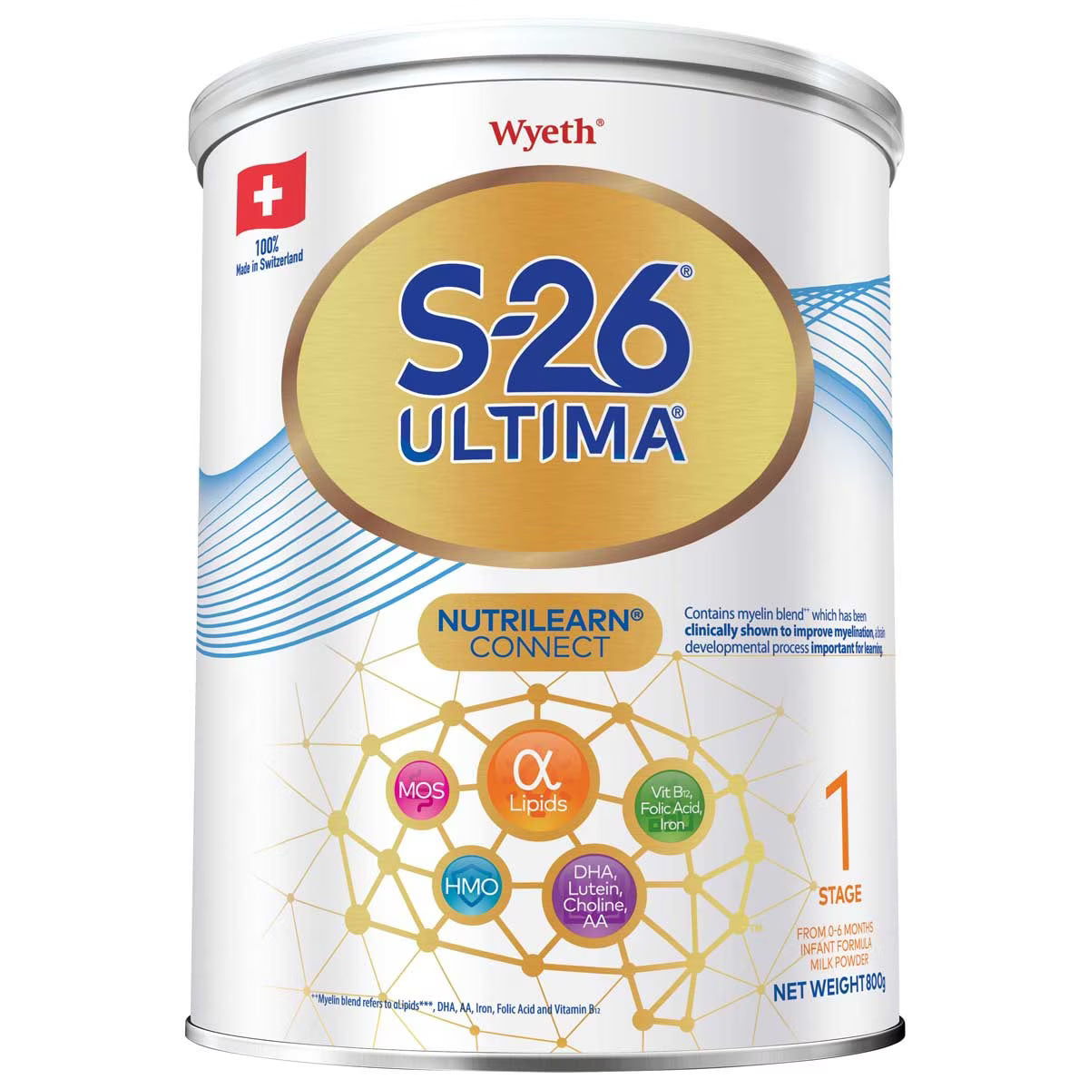 惠氏 S-26 ULTIMA 1號 初生嬰兒配方奶粉800G