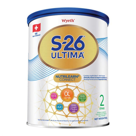 惠氏 S-26 ULTIMA 2號 較大嬰兒配方奶粉800G