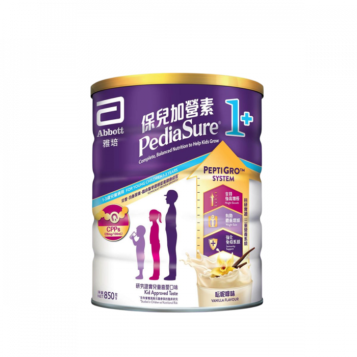 雅培 保兒加營素 1+ (雲呢拿味) 850g